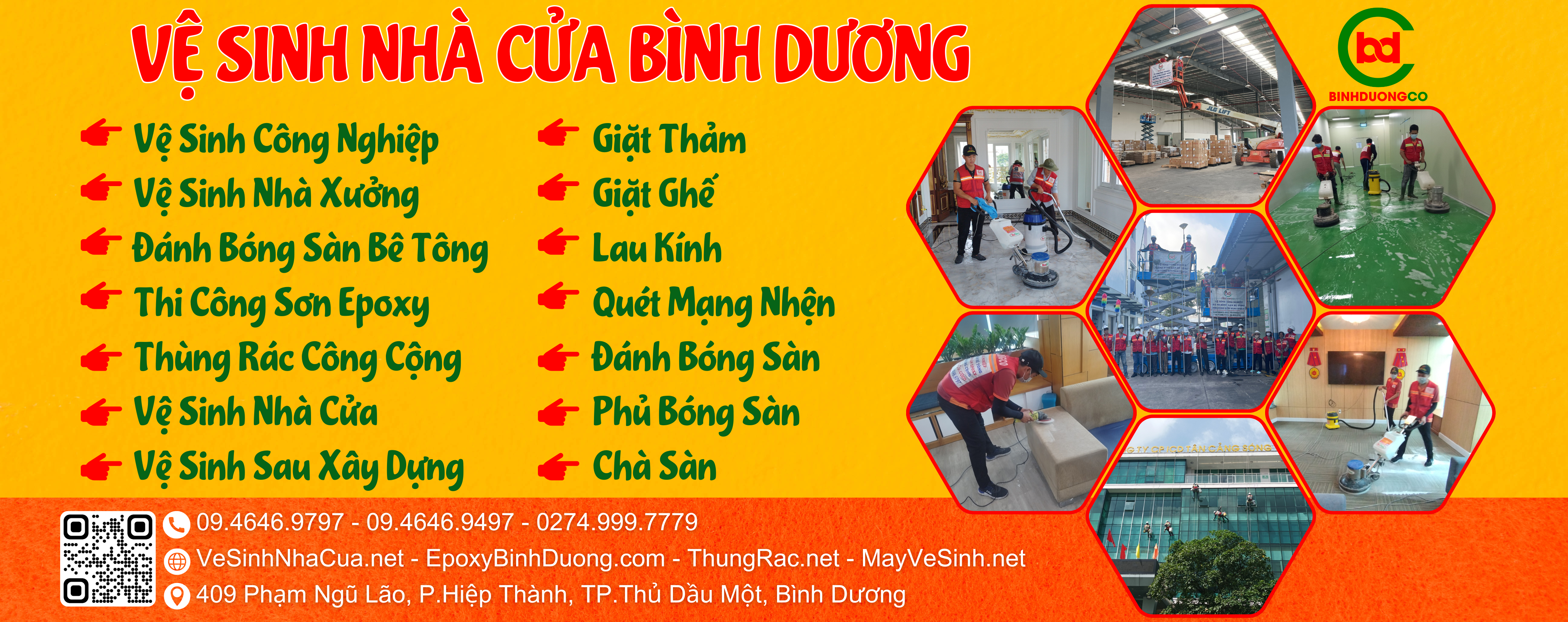 Vệ sinh nhà cửa Bình Dương